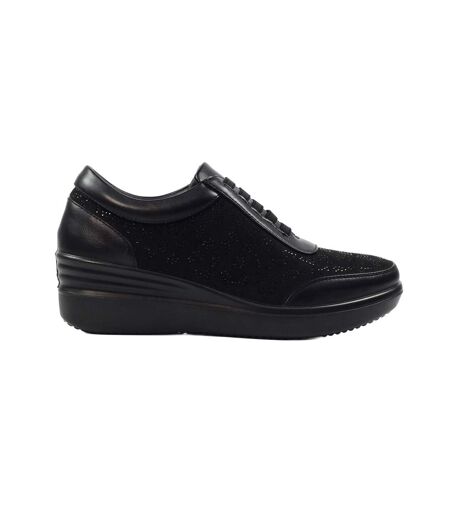 Baskets muriel femme noir Lunar