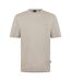 Mens Taut Minimalist Logo T-shirt Beige Boss-1