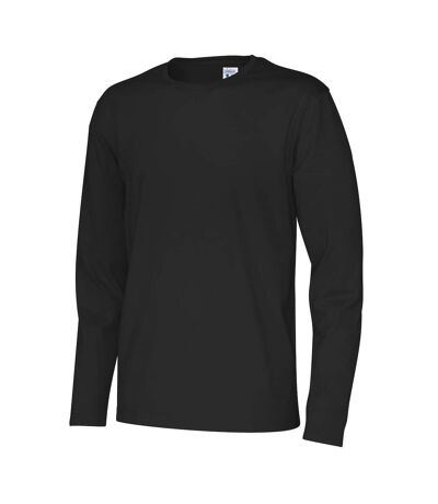 Cottover Mens Long-Sleeved T-Shirt (Black) - UTUB443
