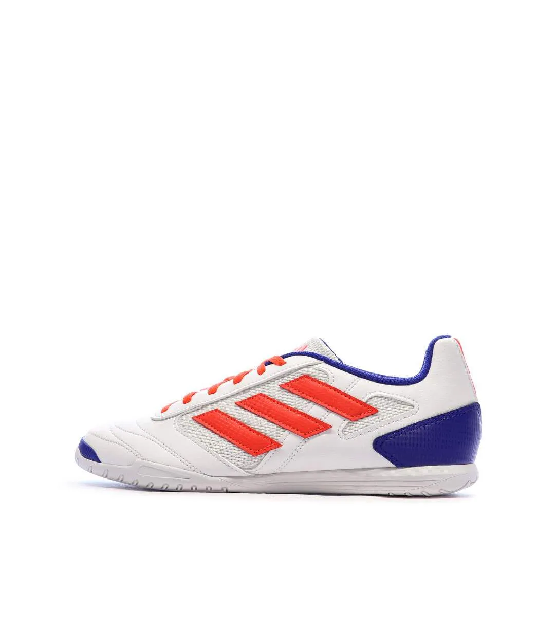Chaussures de futsal blanches/rouges/bleu homme adidas super sala 2-1