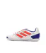 Chaussures de futsal blanches/rouges/bleu homme adidas super sala 2-1