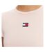 T-Shirt rose femme tommy hilfiger badge - l-2