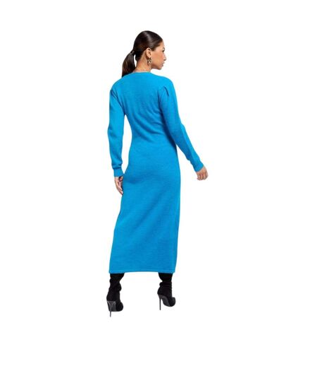 Robe Pull Femme Bleu Little Mistress