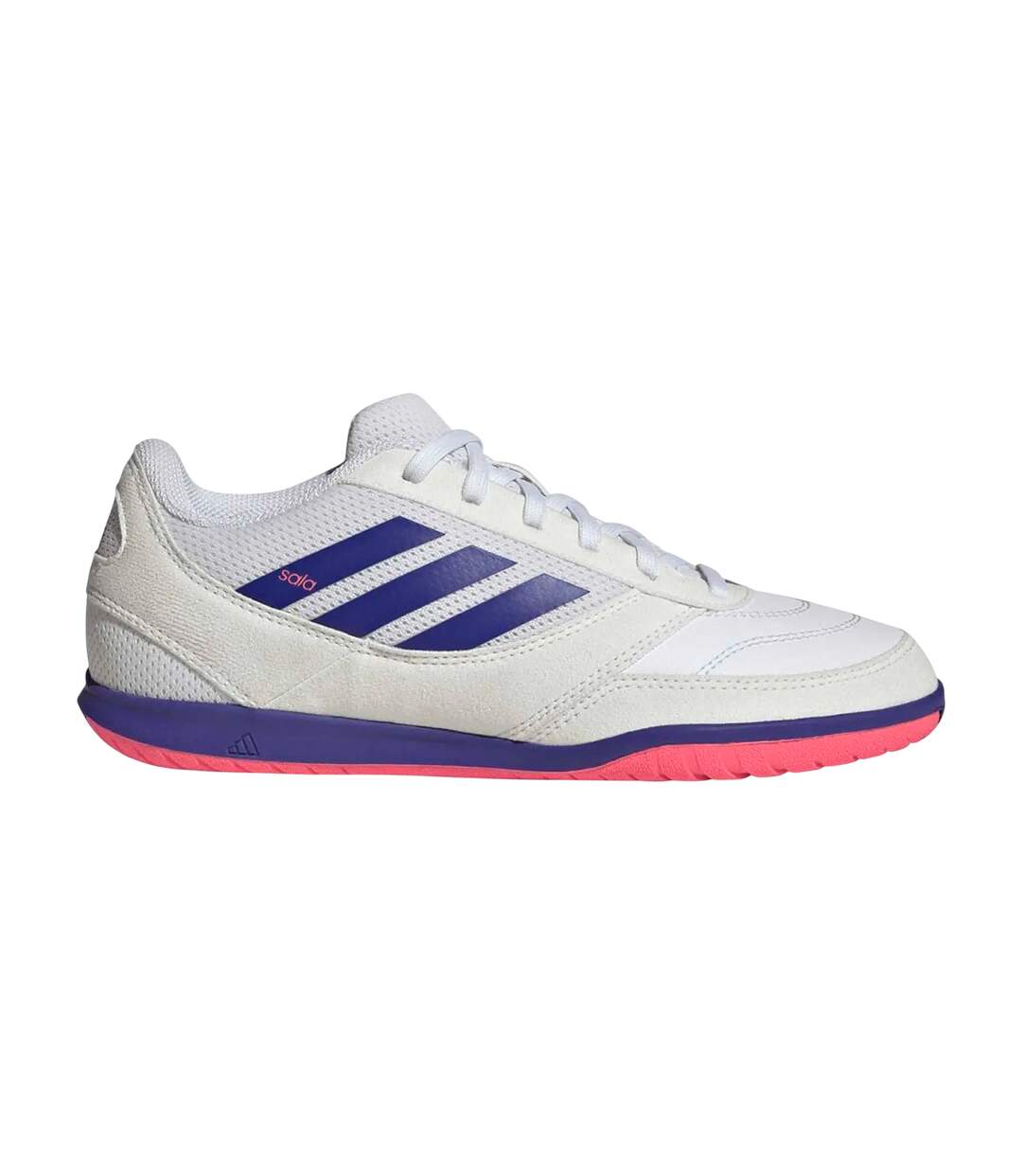 Chaussures De Foot Sala Competition Enfant Blanc Bleu Foncé Adidas-1