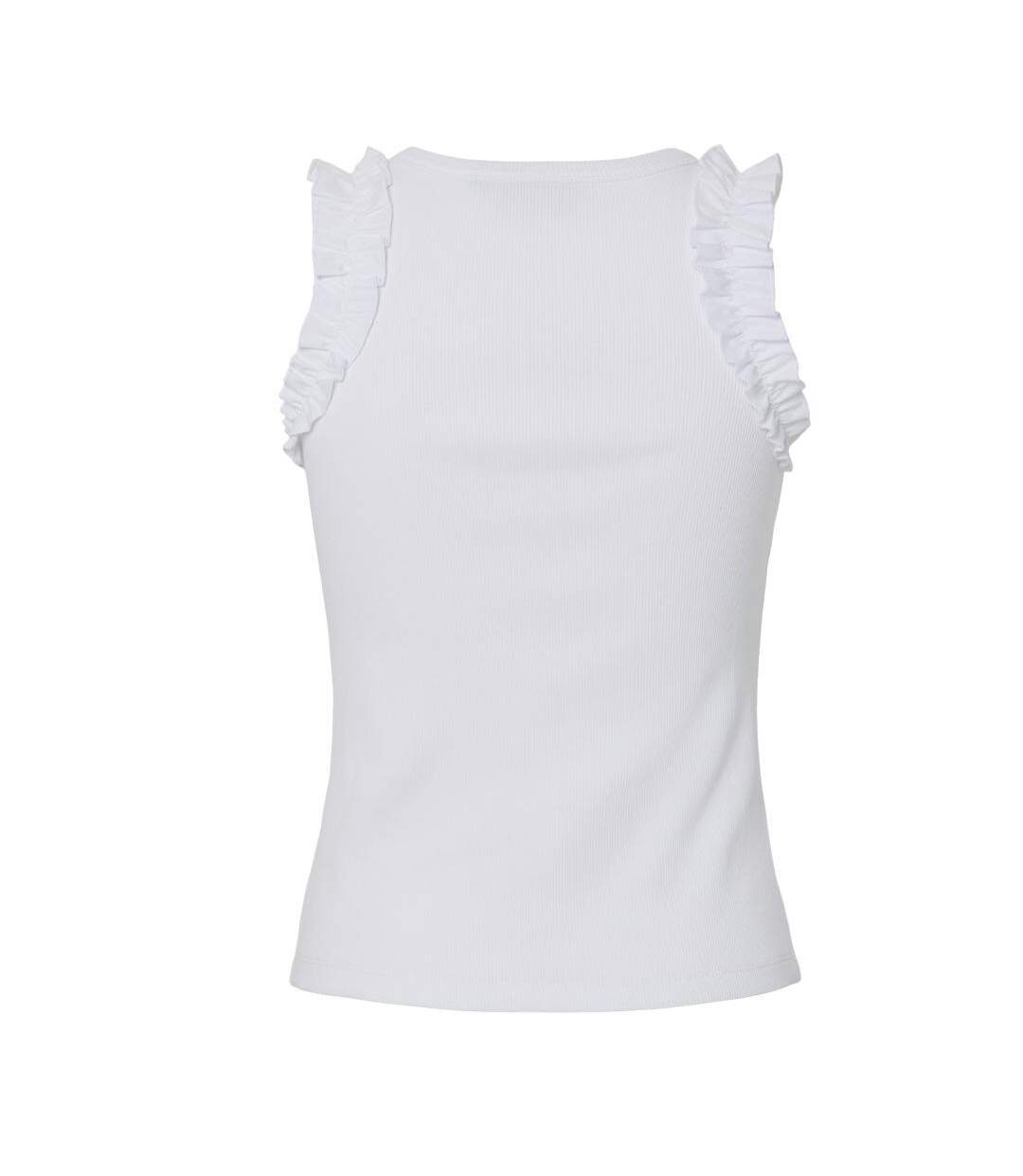 Débardeur blanc femme pieces tubana-2