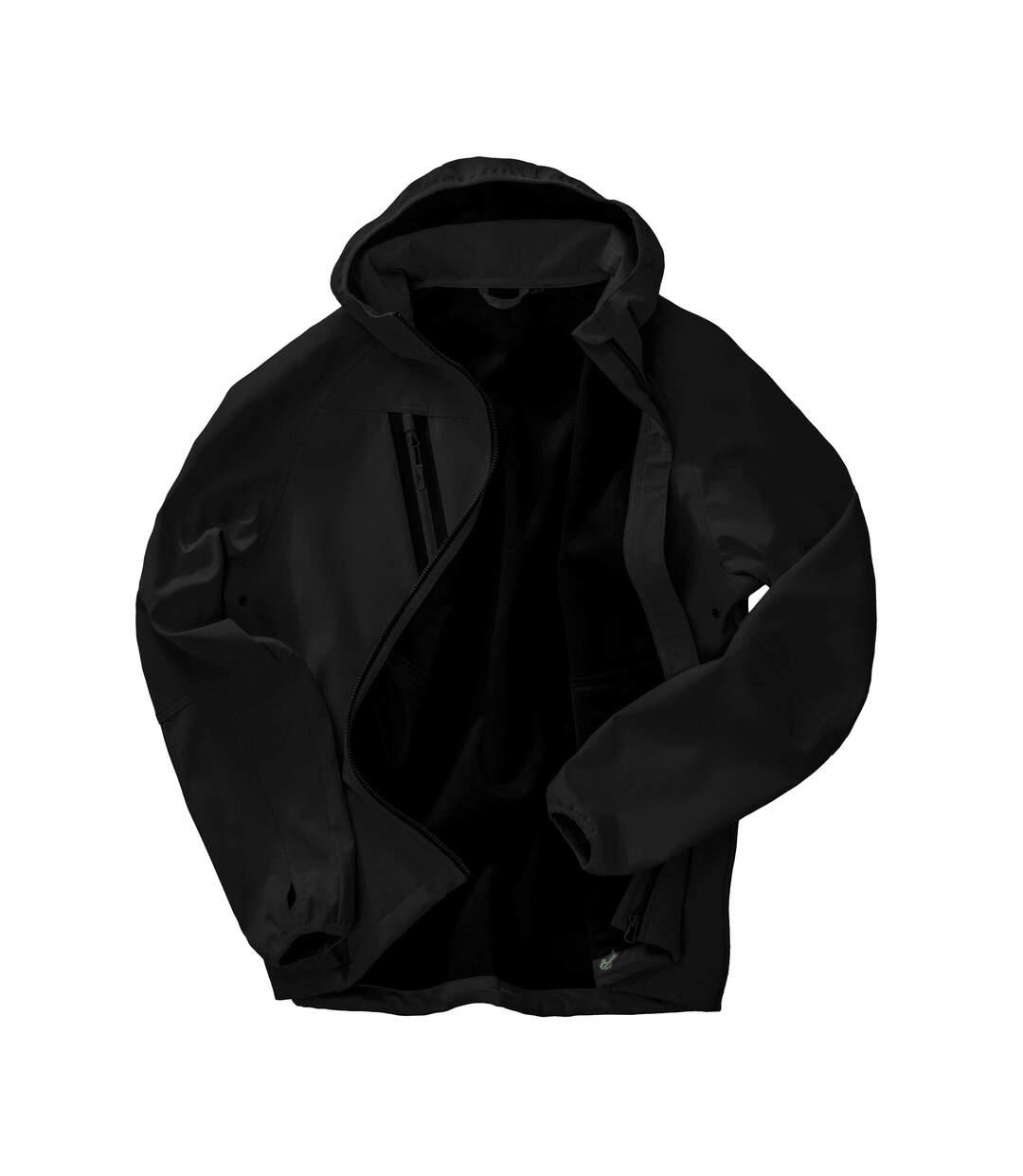 Veste Softshell Décontracté Motif/style Imprimé Homme Noir Result Recycled-3