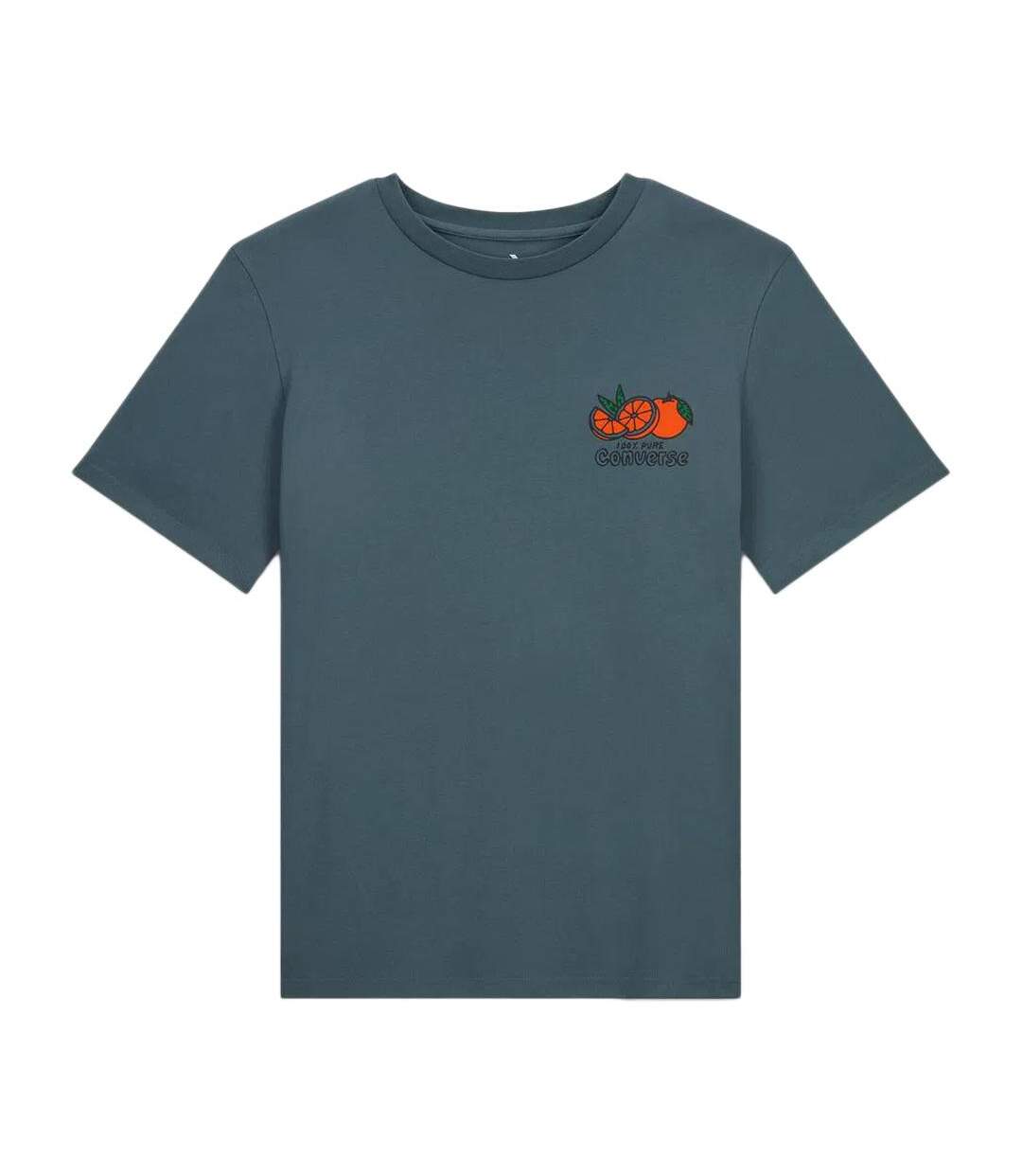 T-Shirt bleu homme converse summer-1