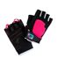 Mitaines Motif/style Logo Mill Homme Noir Rose Foncé Blanc IQ-3