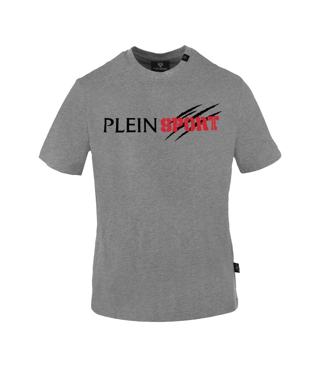 Unisex Adult Scratchy Logo T-shirt Dark Grey Plein Sport-1