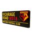 Watford FC - Plaque de rue VICARAGE ROAD WD18 (Noir / Jaune / Rouge) (Taille unique) - UTSG21651