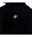 Mens Essential Full Zip Hoodie Black SikSilk-4