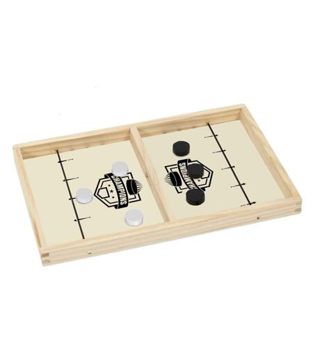 Jeu de Hockey en Bois Palets 35cm Naturel