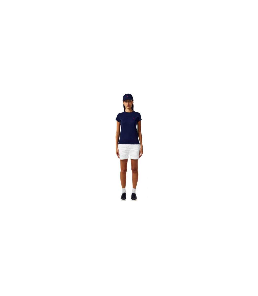 Womens/ladies Jersey T-shirt Navy Ralph Lauren-1