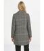 Manteau aspect lainage mi long col tailleur-2