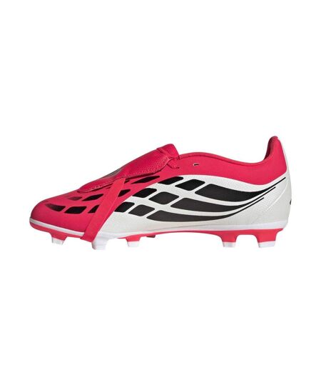 Chaussures De Foot Pour Terrain Ferme Motif/style Se Rabat Sur L´avant Predator Club Femme Rouge Blanc Adidas
