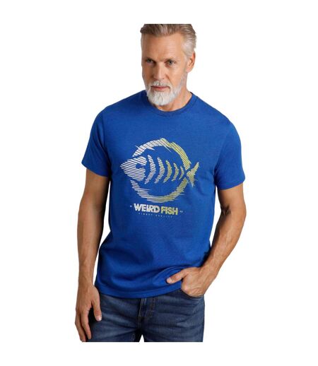 T-shirt velocity homme bleu cobalt Weird Fish Weird Fish