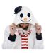 Combinaison Motif/style Bonhomme De Neige Femme Blanc Noir Keanu-2