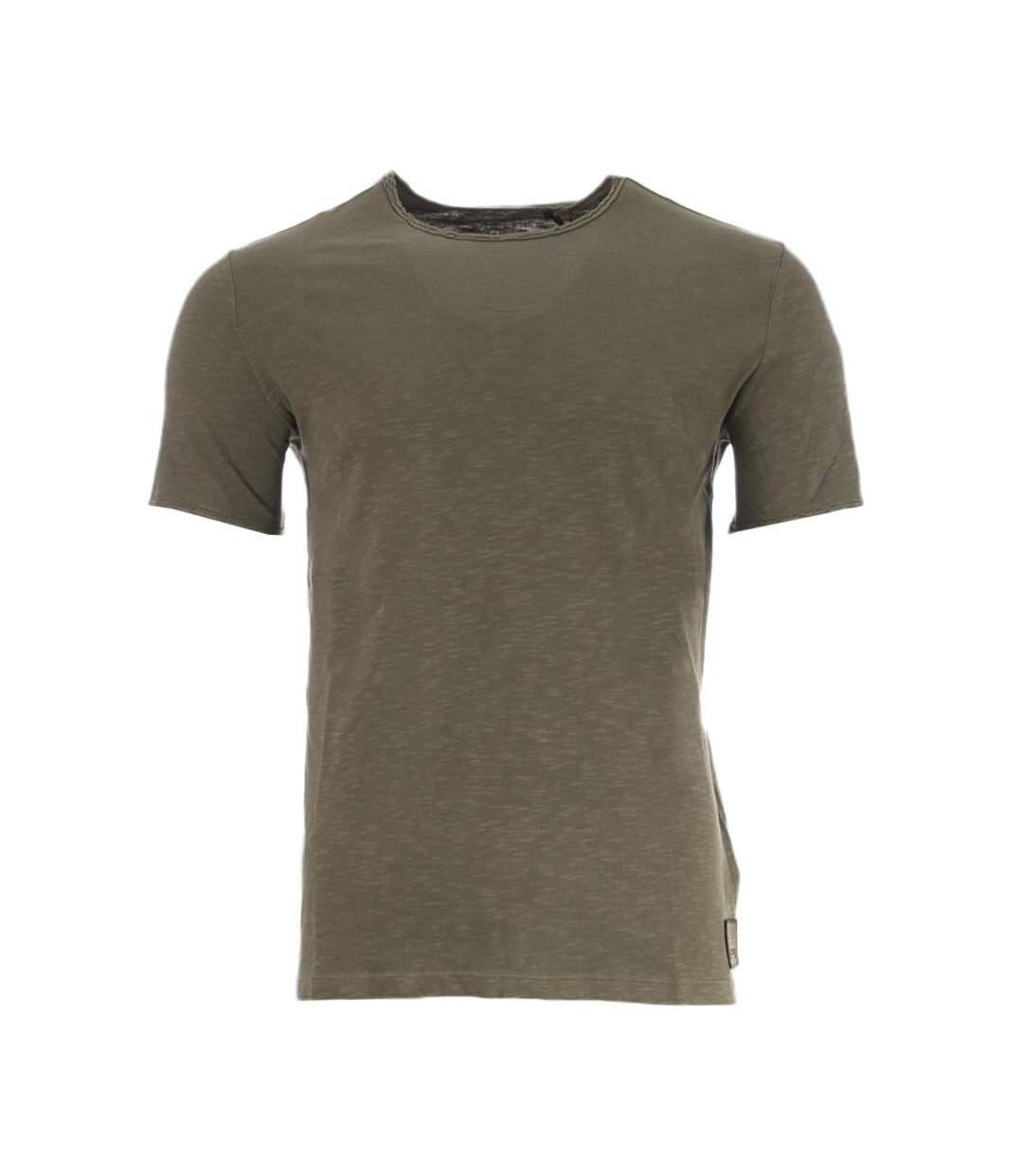 T-shirt Kaki Homme Guess Dustin - XXL-1