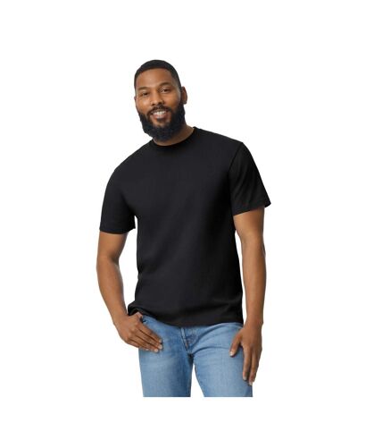 Mens plain lightweight t-shirt black Gildan