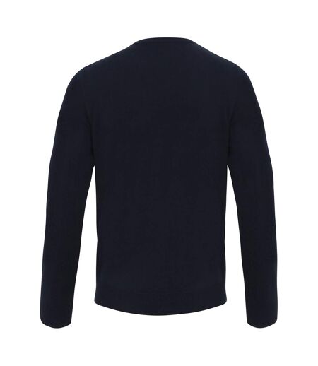 Premier Mens Essential Acrylic V-Neck Sweater (Navy) - UTRW6598
