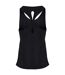 TriDri Womens/Ladies Yoga Knot Vest (Black) - UTRW6537