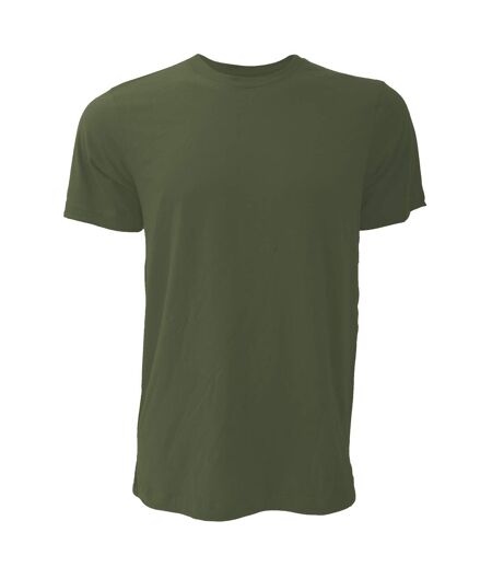 Canvas Unisex Jersey Crew Neck Short Sleeve T-Shirt (Heather Red) - UTBC163