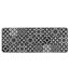 Tapis Tissé Imprimé Bizancia 45x120cm Gris-1