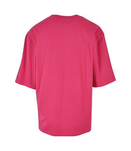 Build Your Brand Mens Oversized T-Shirt (Hibiscus Pink)