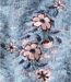 Chandail en maille tricot poilue à broderies florales femme