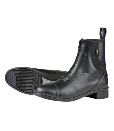 Saxon Unisex Syntovia Zip Paddock Boots (Black) - UTWB801