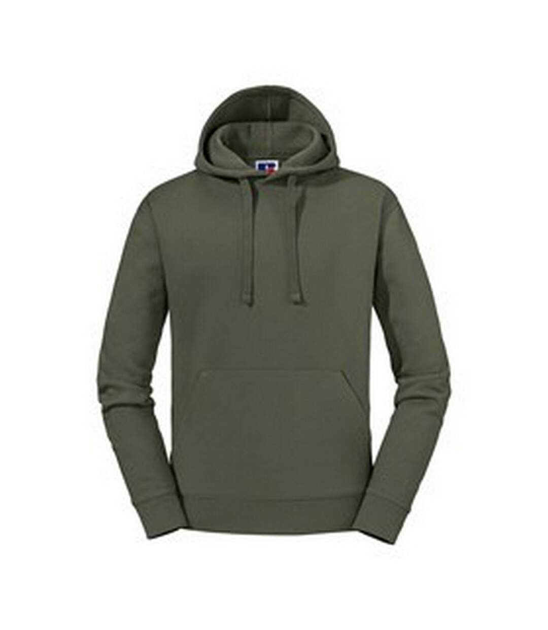 Sweat à capuche authentic homme vert sombre Russell-1