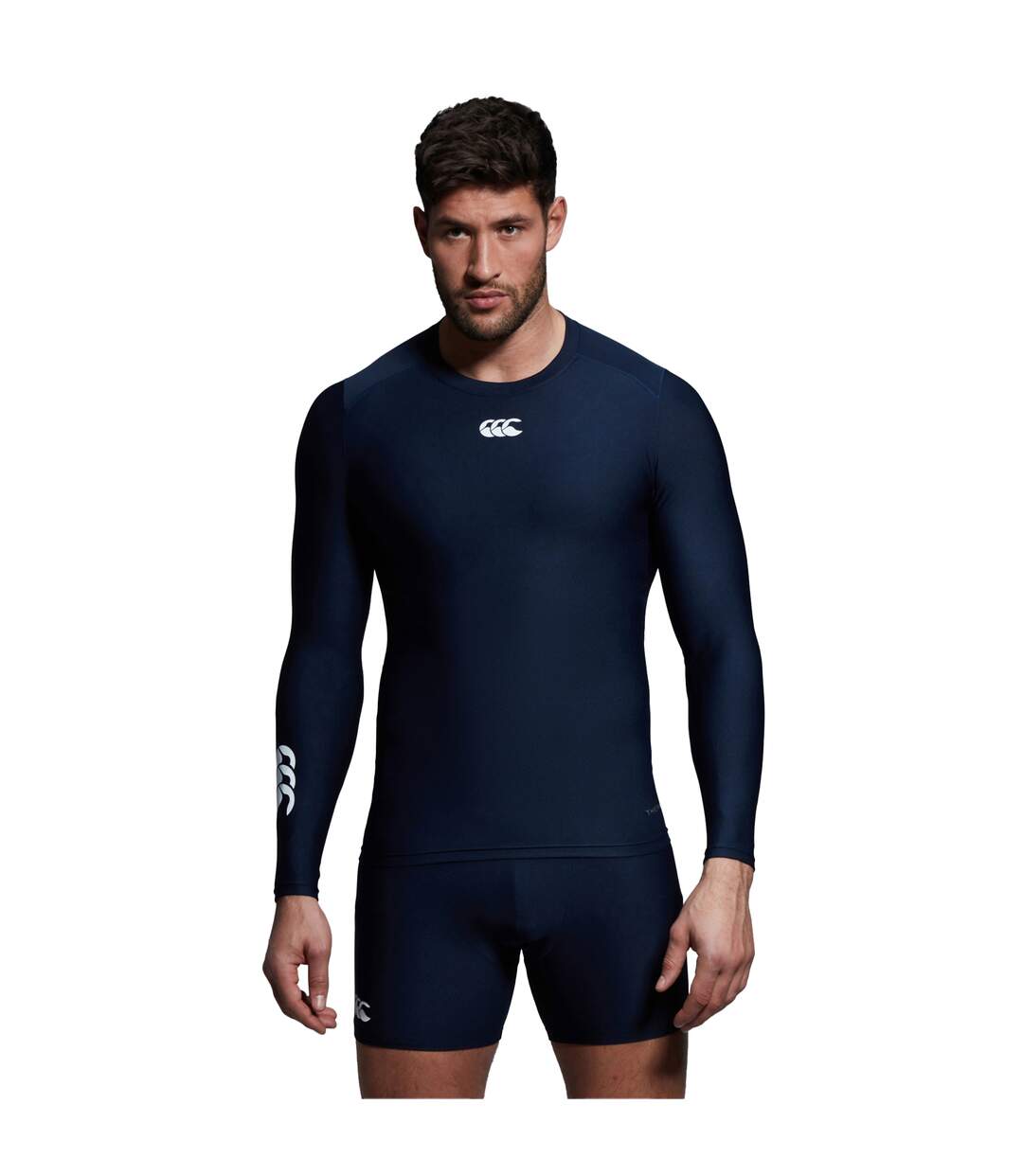 Mens Thermoreg Long-sleeved Top Navy Canterbury-1