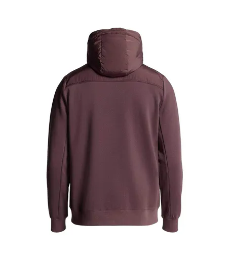 Mens Logo Hybrid Jacket Brown Lyle & Scott
