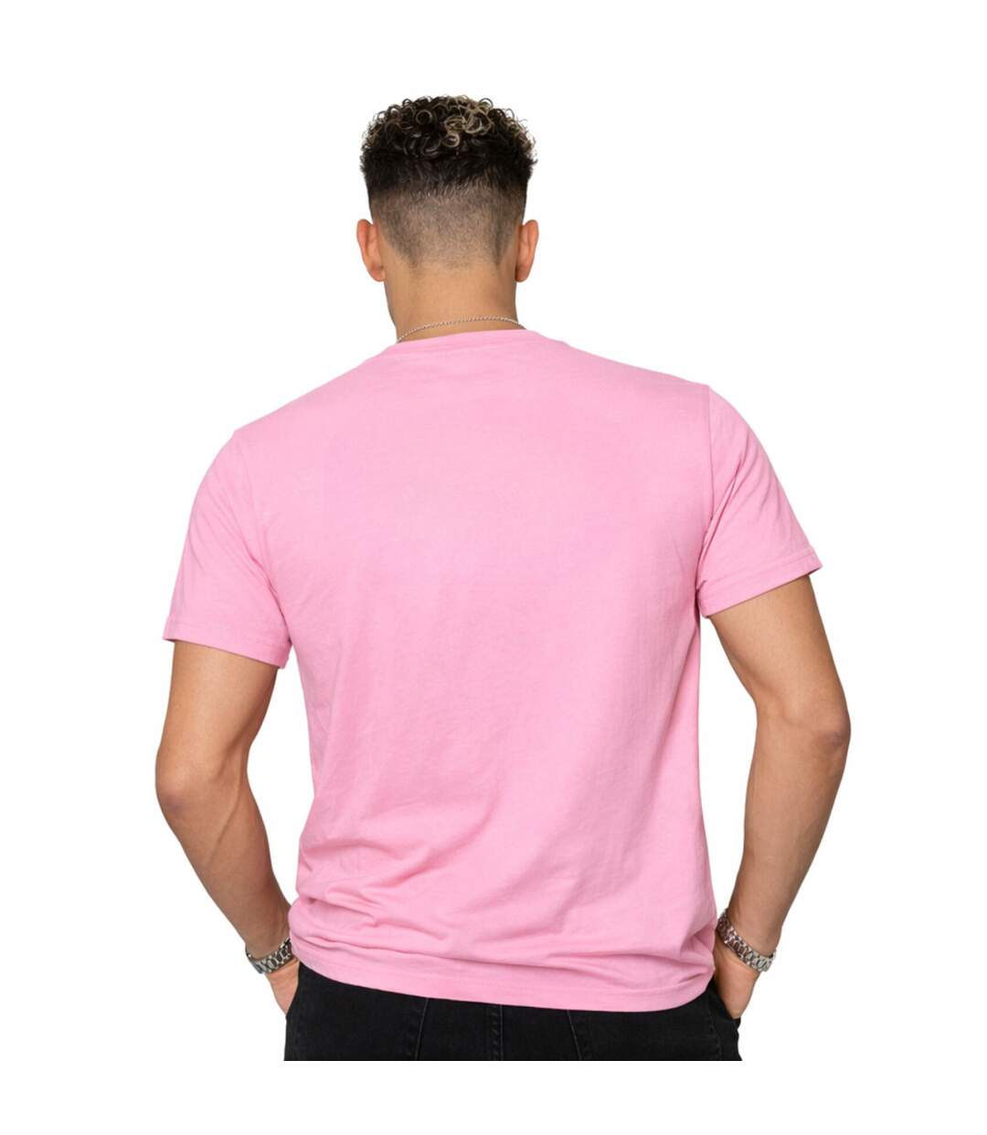 T-shirt homme col rond en jersey 140grm imprimé devant Log6 Vondutch-3