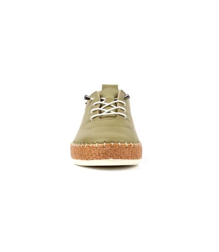 Tennis Evie Femme Vert Kaki Lunar