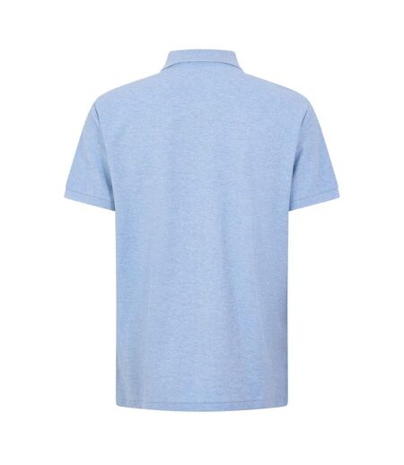 Polo Slim En Maille Homme Bleu Ralph Lauren