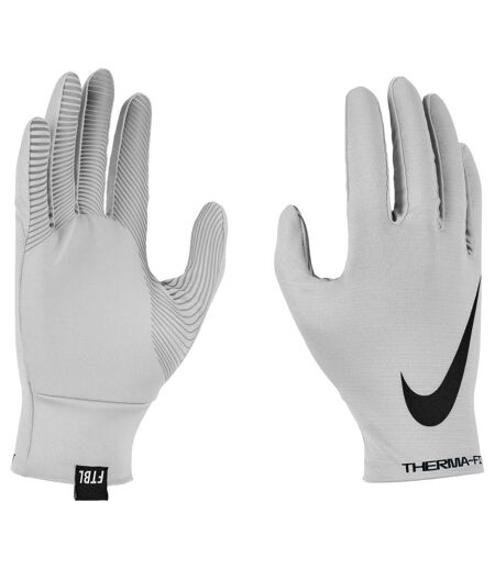 Mens Therma-fit Glove Liner Grey Black Nike