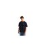 Mens Script Graphic Logo Slub Oversized T-shirt Navy Represent-1