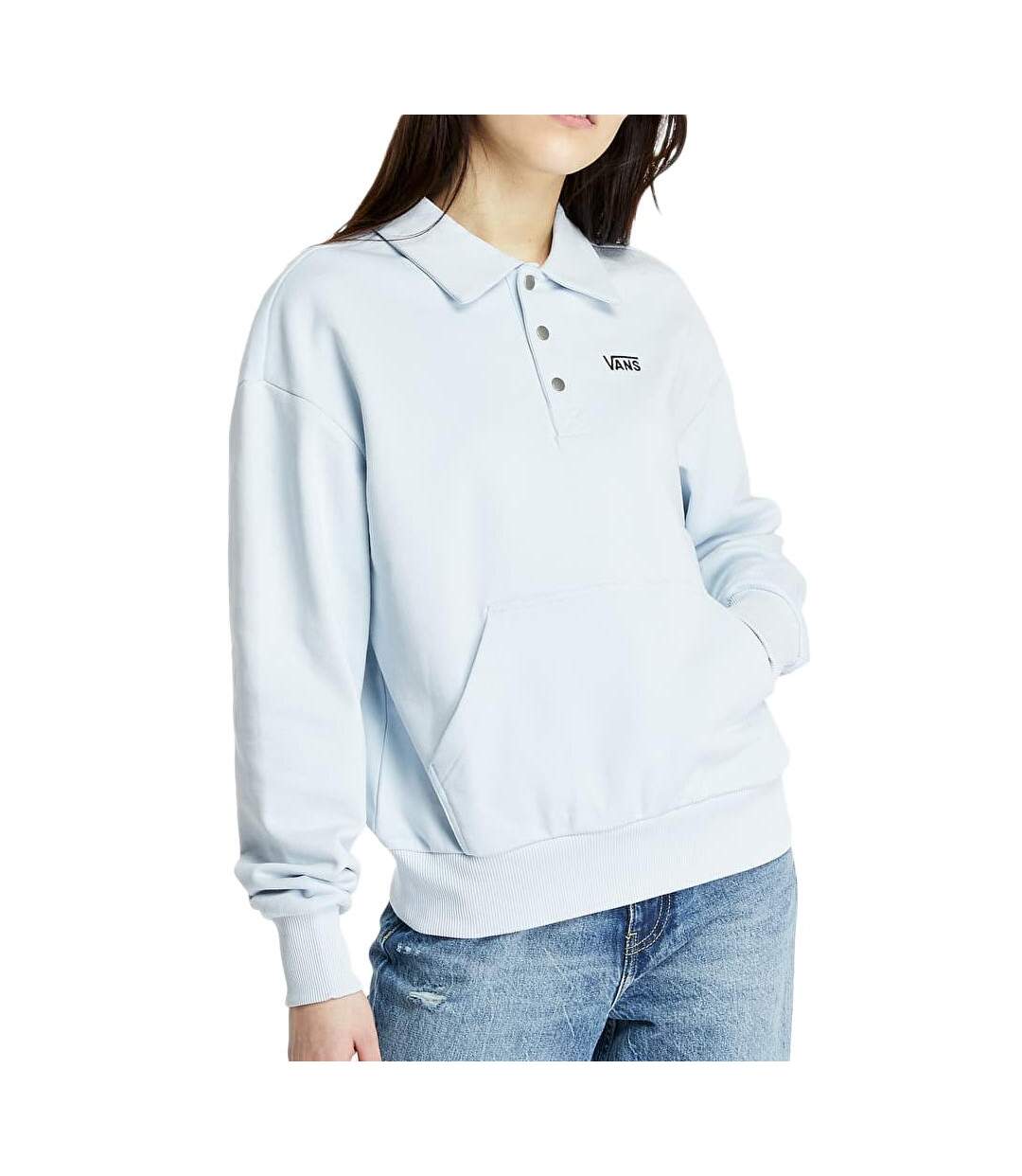 Sweat Polo Bleu Femme Vans Flying - XS-1