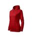 Sweat À Capuche Cape Free Femme Rouge Malfini-3