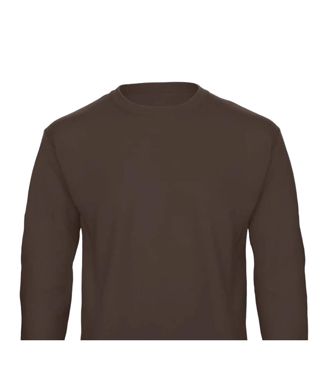 Mens Id.202 50/50 Sweatshirt Brown B&C-2