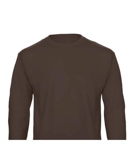Mens Id.202 50/50 Sweatshirt Brown B&C