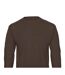 Mens Id.202 50/50 Sweatshirt Brown B&C-2