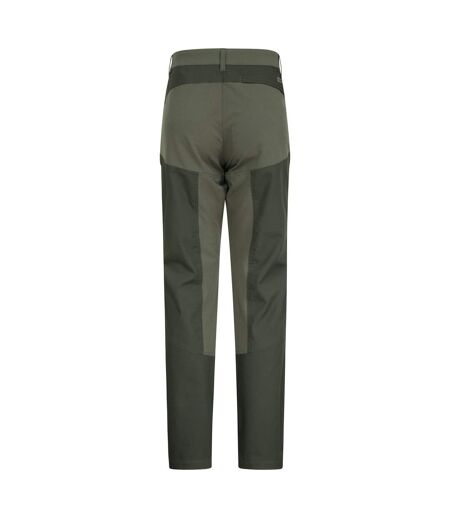 Womens/ladies Expedition Hybrid Hiking Trousers Khaki Mountain Warehouse