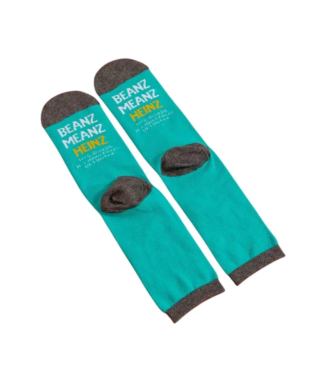 Chaussettes Baked Beans Adulte Vert Heinz-3