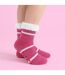 3 Pairs Ladies Soft Fluffy Lounge Socks | Warm Cosy Home Slipper Socks-5