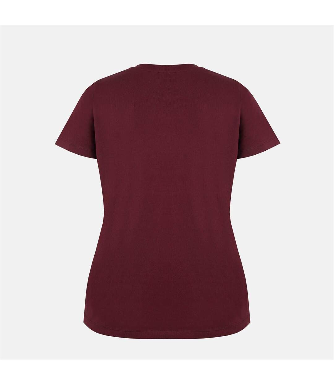 T-shirt Motif/style Uni Femme Bordeaux Slazenger-2