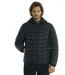 Doudoune  Homme   Manches Longues avec Capuche Détachable - Noir - Style Casual et Confort-1