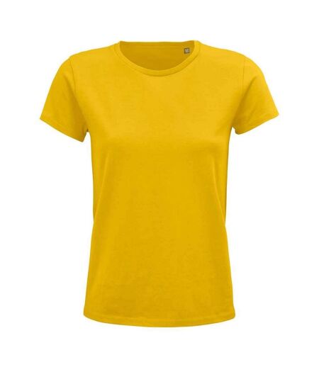 T-shirt Crusader Femme Jaune Or SOLS