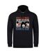 Unisex Adult Union Jack The Rolling Stones Relaxed Fit Hoodie Black Amplified-1